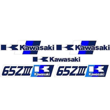 Aftermarket Decal Set Fits kawasaki Wheel Loader 65ZIII KAW65ZIIIDECALSET